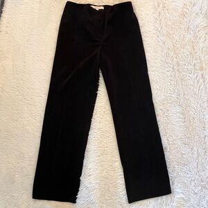 Madison Hill black corduroy velvet pants